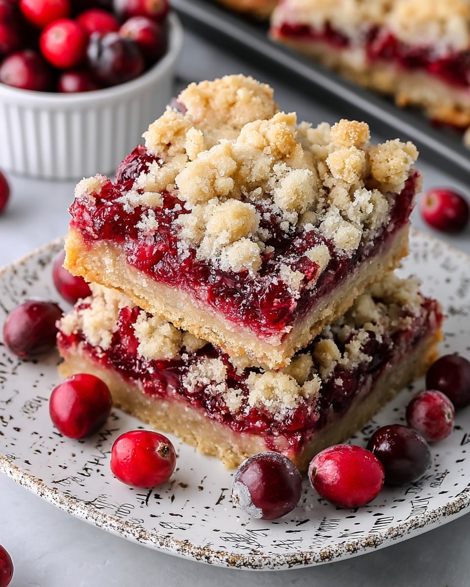 Cranberry Bars Recipe - Recipe Image