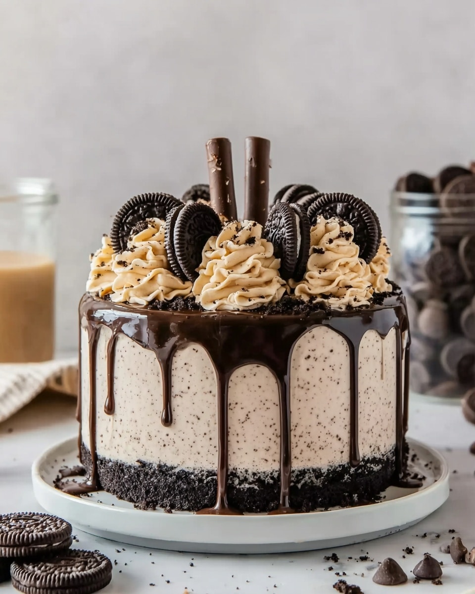 Oreo Chocolate Cake Recipe - Recipe Image