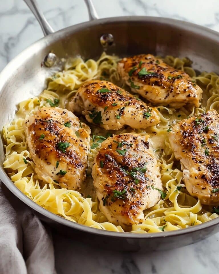One-Pan Chicken with Buttered Noodles Recipe