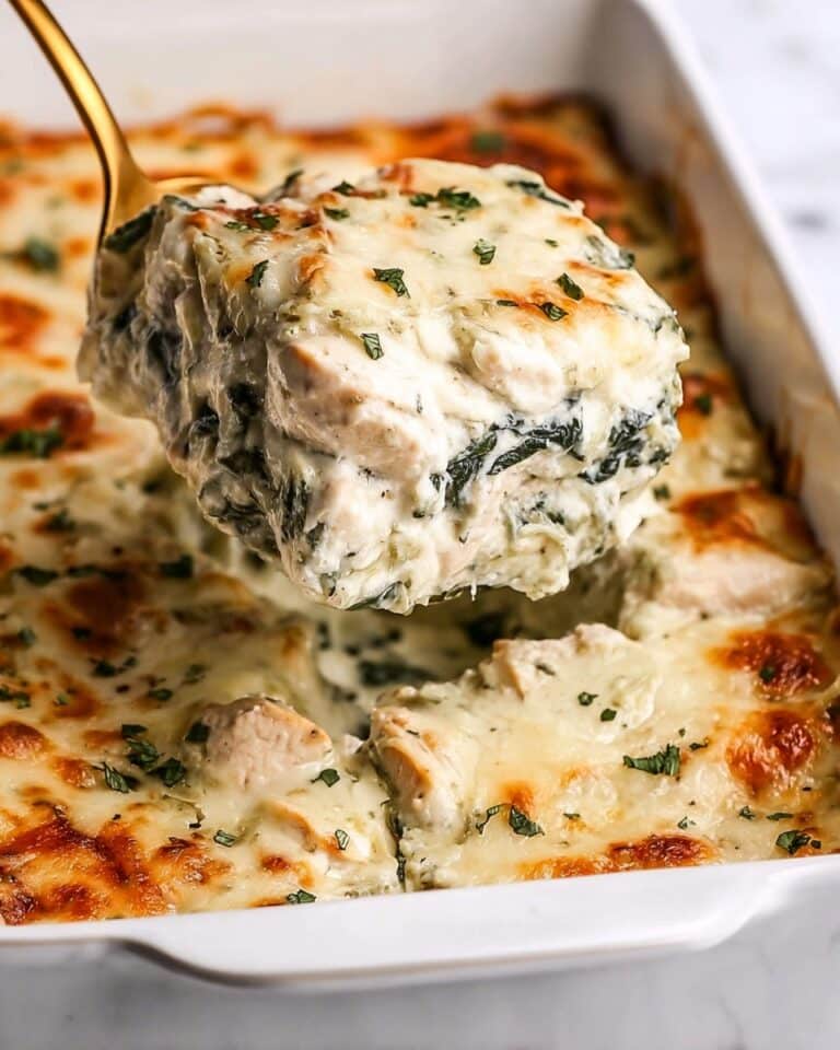 Spinach Artichoke Chicken Casserole Recipe