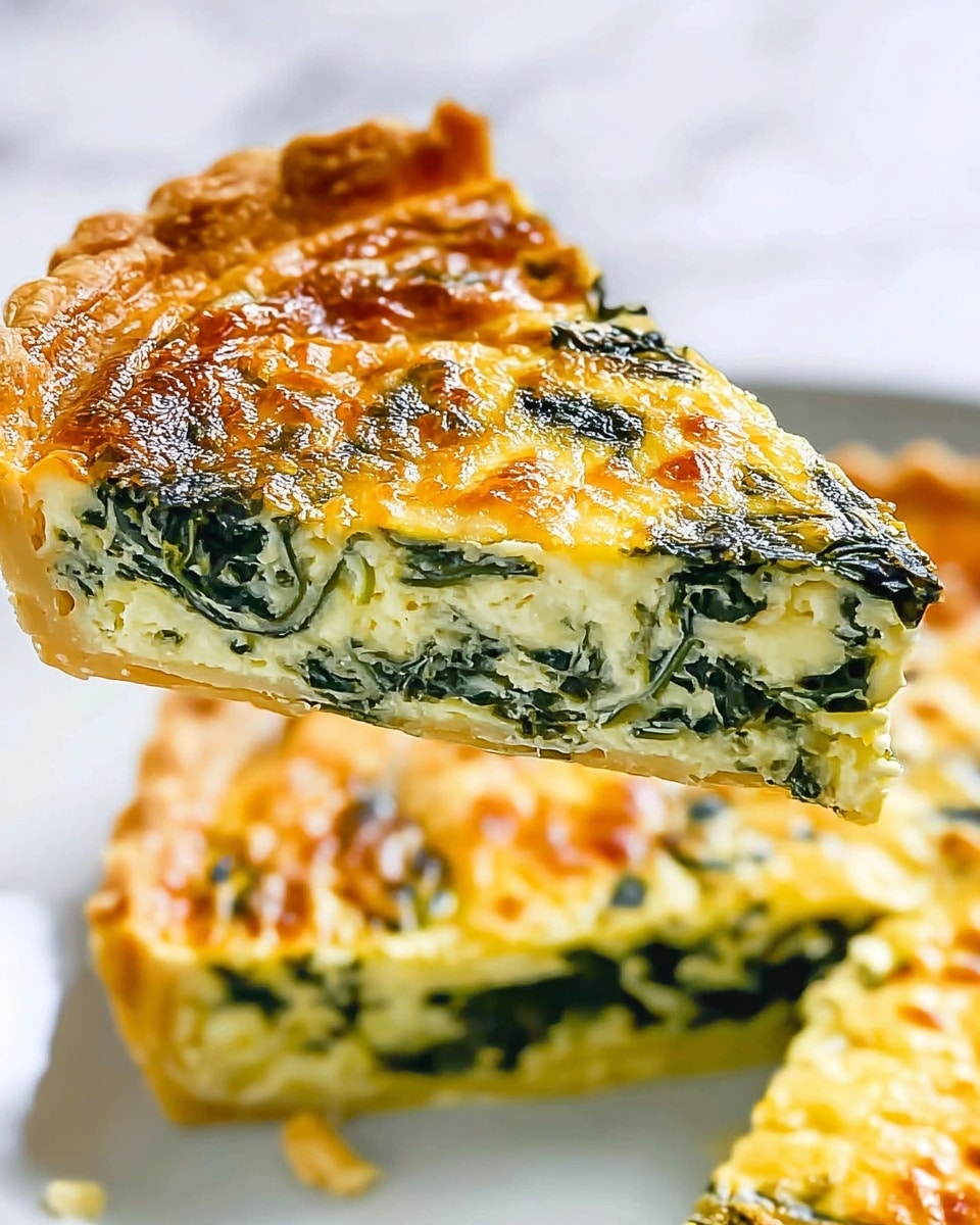 Spinach and Cheese Quiche Recipe - Recipe Image