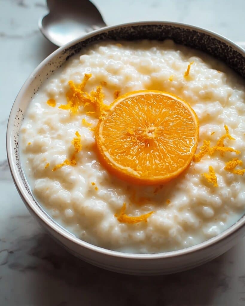 Creamy Orange Rice Pudding Recipe