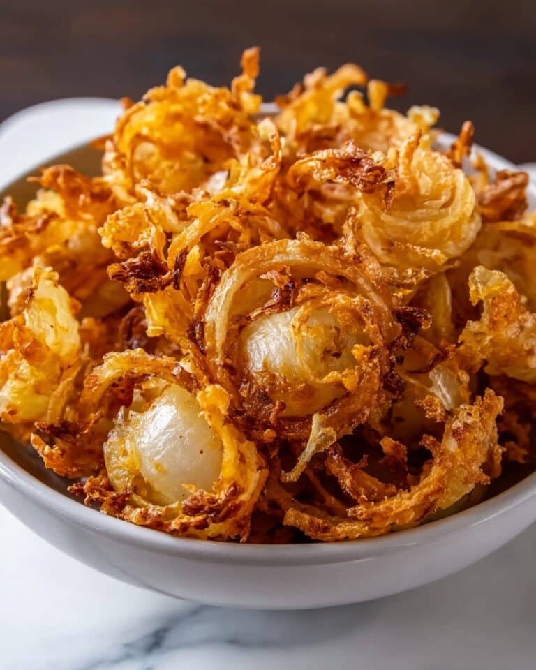 Crispy Mini Blooming Onions in Air Fryer Recipe