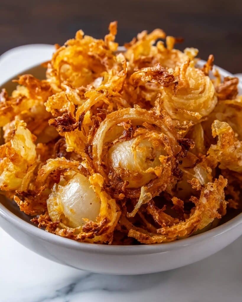 Crispy Mini Blooming Onions in Air Fryer Recipe