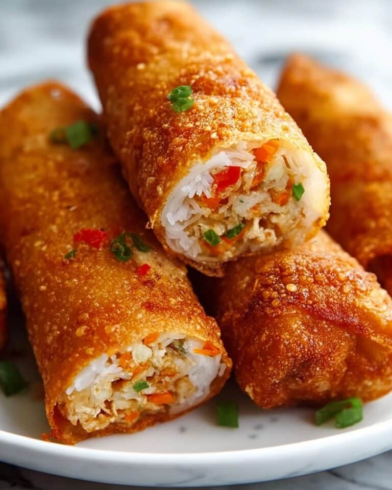 Crispy Crab Cake Egg Rolls with Lemon Dip Recipe