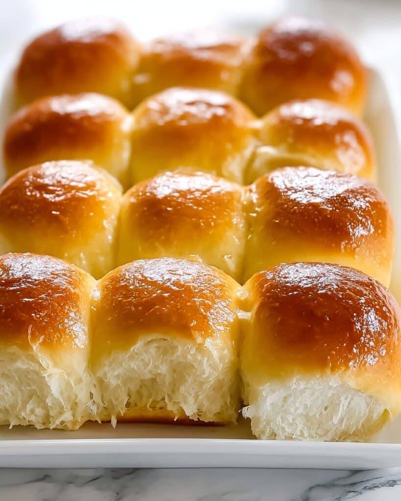 Fluffy and Soft Dinner Rolls Recipe