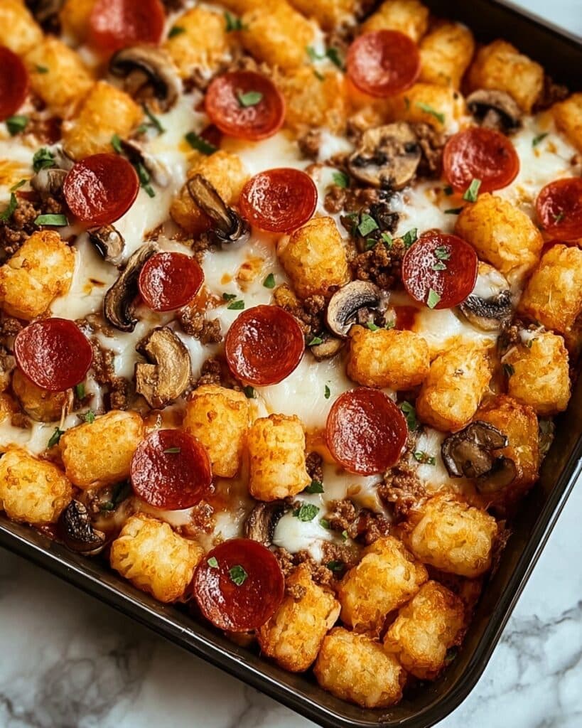 Pizza Tot Casserole Recipe