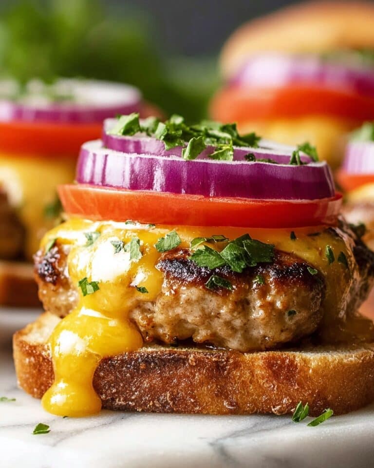 Chipotle Cheddar Chicken Burgers Recipe