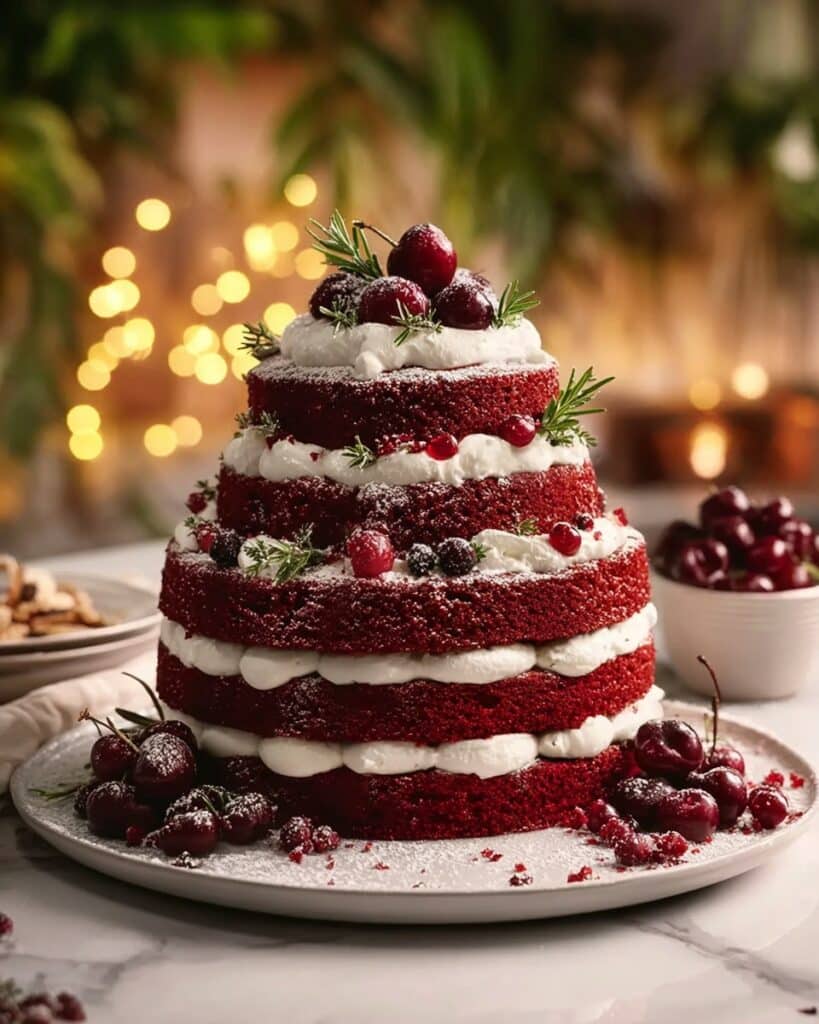 Red Velvet Tree Cake Recipe