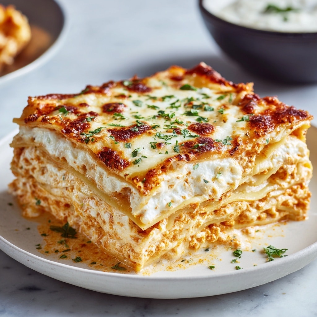 Buffalo Chicken Lasagna Recipe - Recipe Image