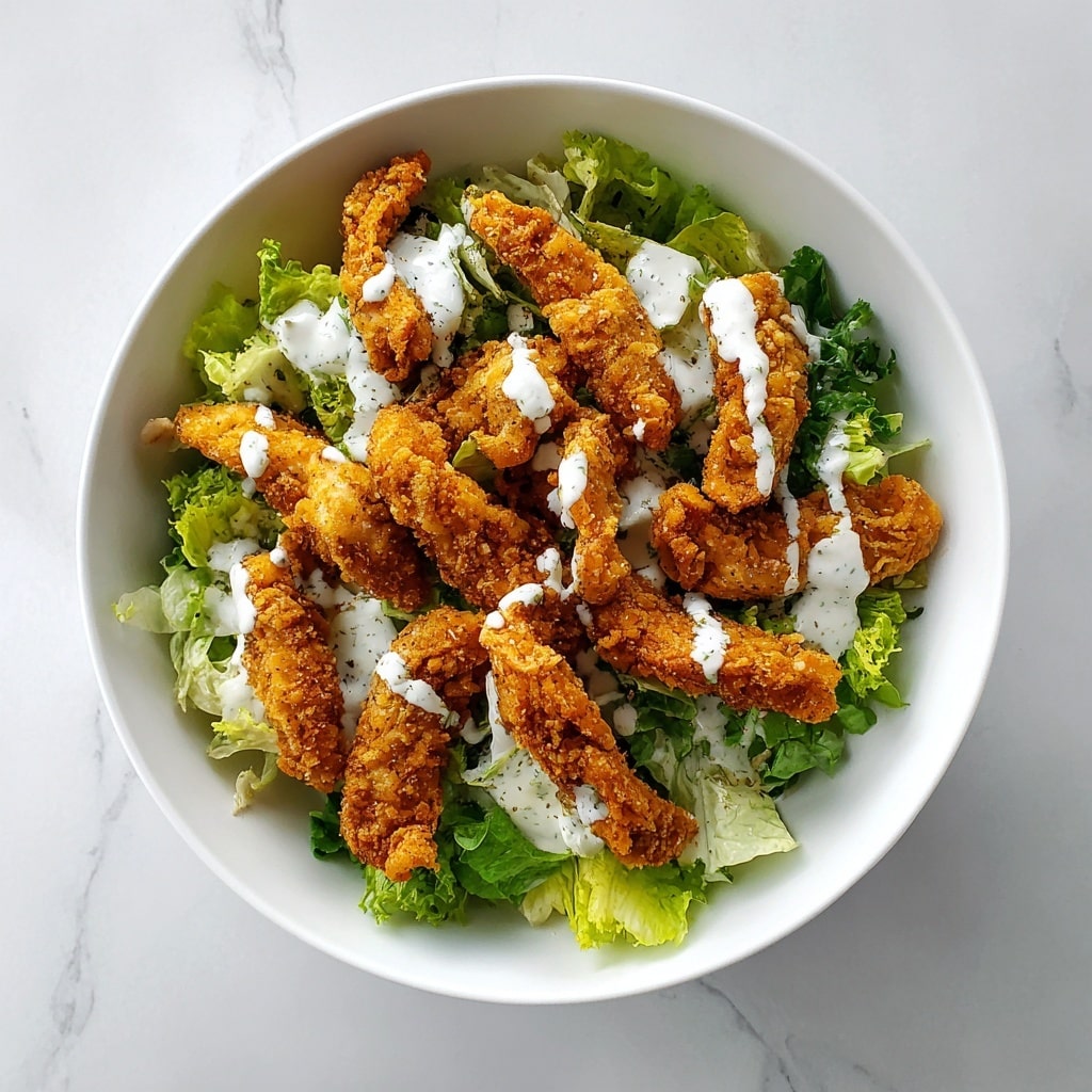 Crispy Chicken Caesar Salad Recipe - Recipe Image