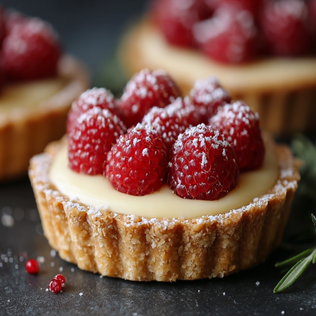 Raspberry & White Chocolate Tartlets Recipe - Recipe Image