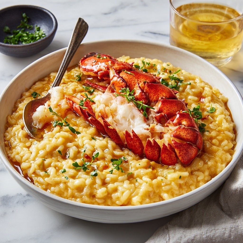Butter Poached Lobster Risotto Recipe - Recipe Image