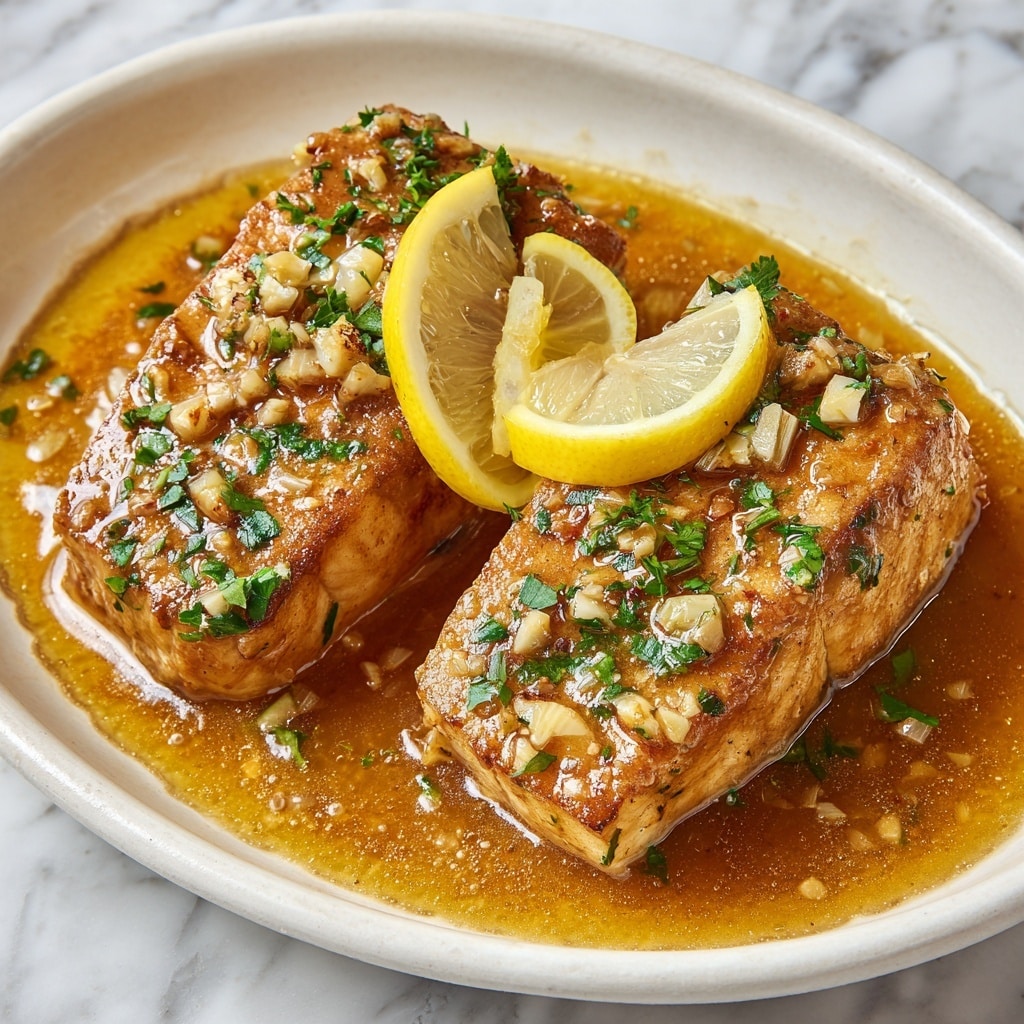 Lemon Butter Garlic Fish Recipe - Recipe Image
