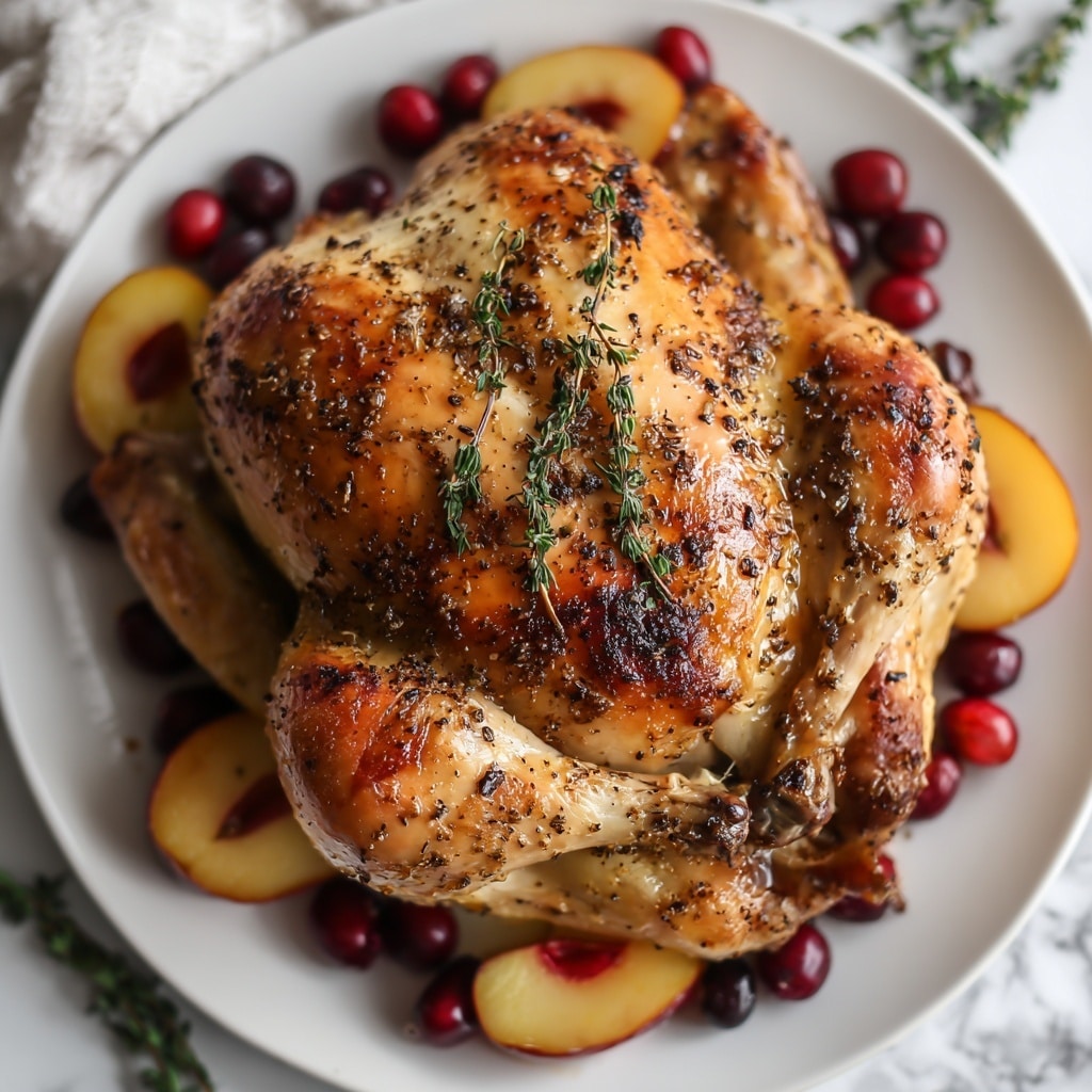 Apple & Cranberry Roasted Chicken Recipe - Recipe Image