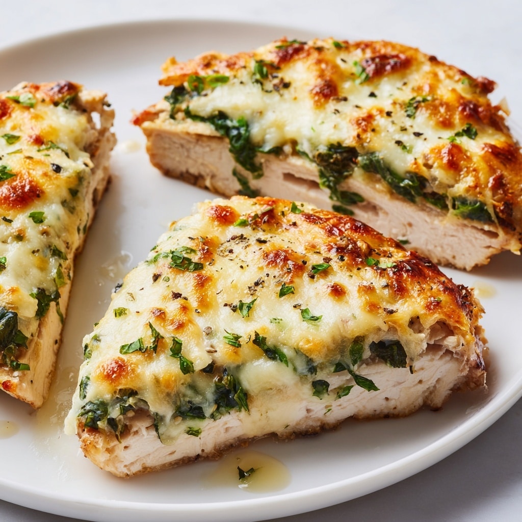 Creamy Chicken and Spinach Casserole Recipe - Recipe Image