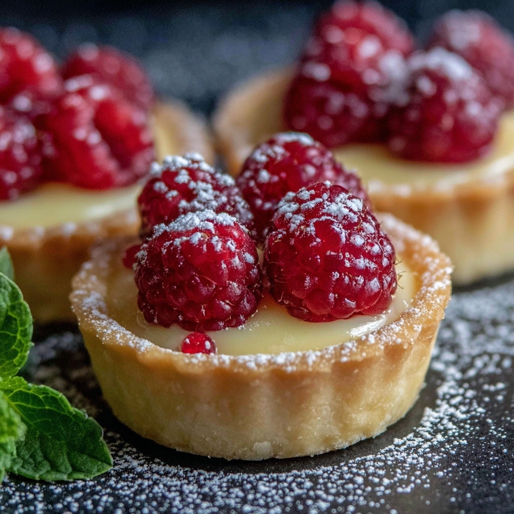 Raspberry & White Chocolate Tartlets Recipe - Recipe Image