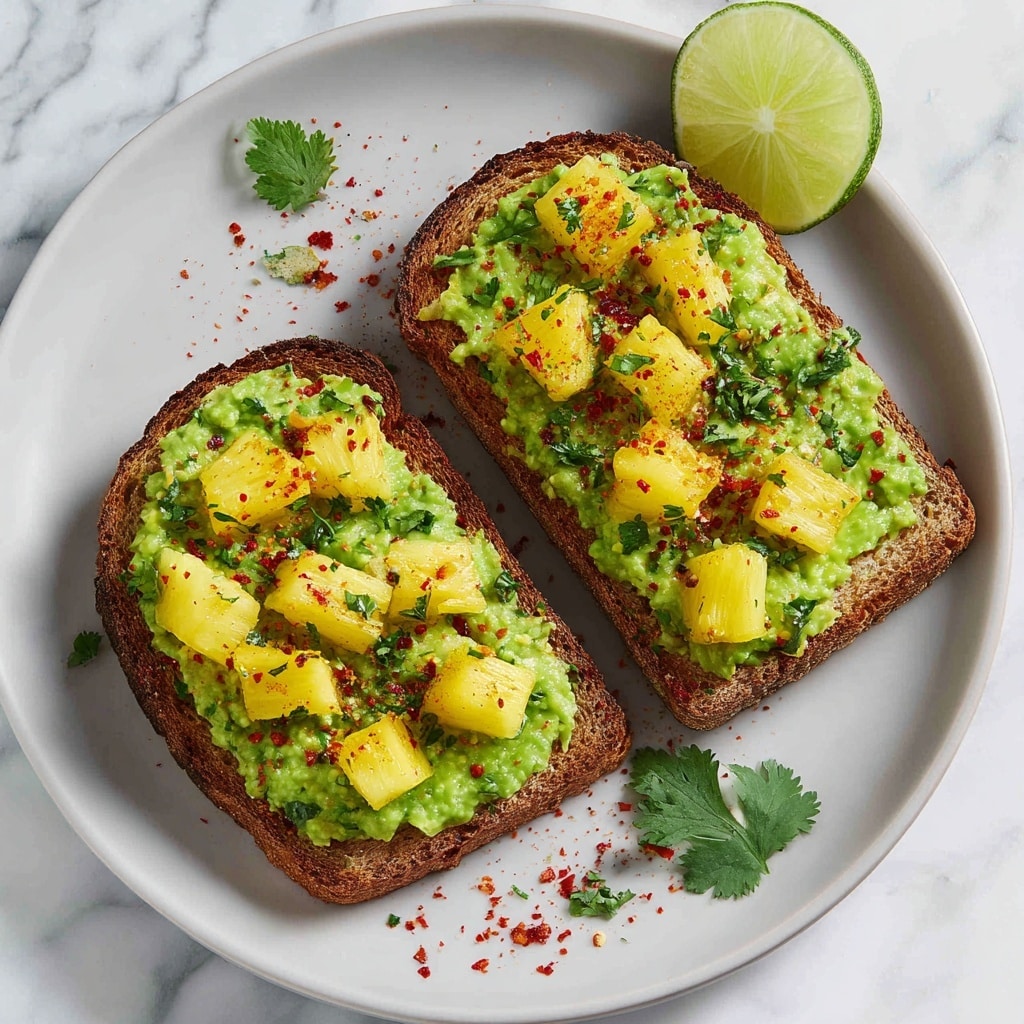 Tropical Avocado Toast Recipe - Recipe Image