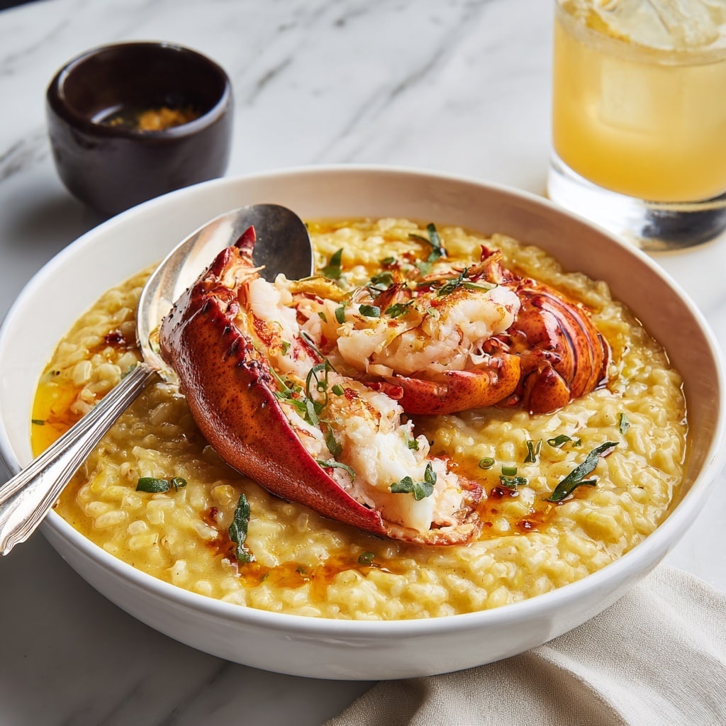 Butter Poached Lobster Risotto Recipe - Recipe Image