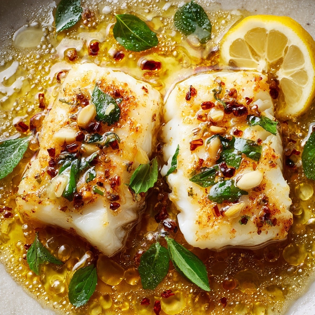 Lemon Butter Garlic Fish Recipe - Recipe Image