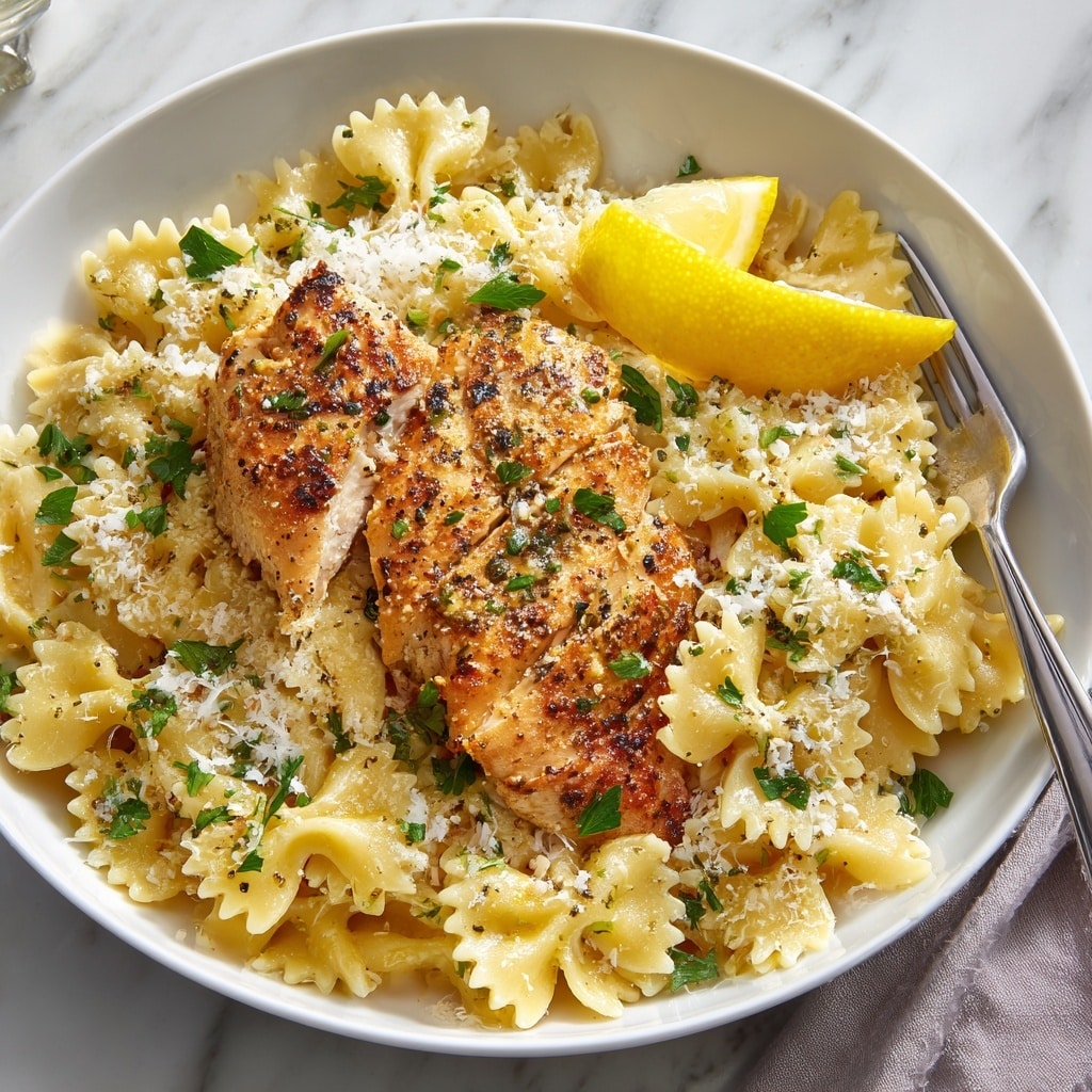 Lemon Chicken Pasta Recipe - Recipe Image
