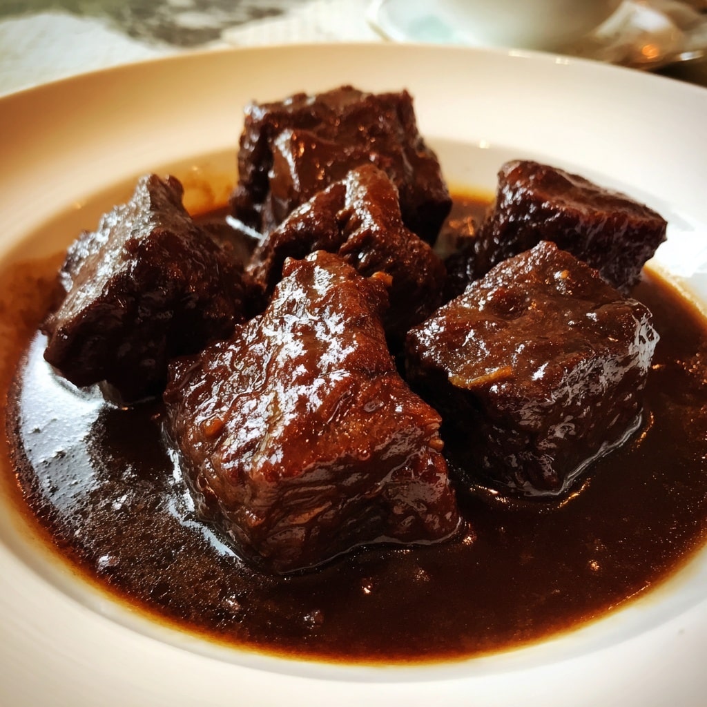 Crockpot Beef Tips with Ranch, Gravy, and Au Jus Recipe - Recipe Image