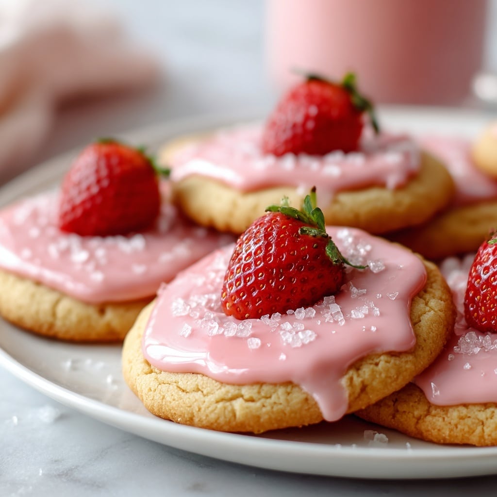 Strawberry Sugar Cookies Recipe - Recipe Image