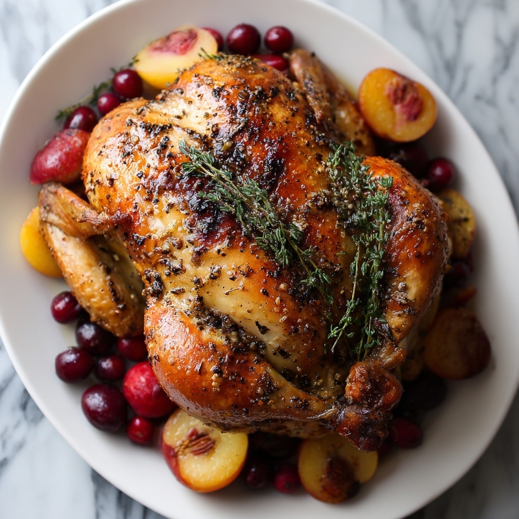 Apple & Cranberry Roasted Chicken Recipe