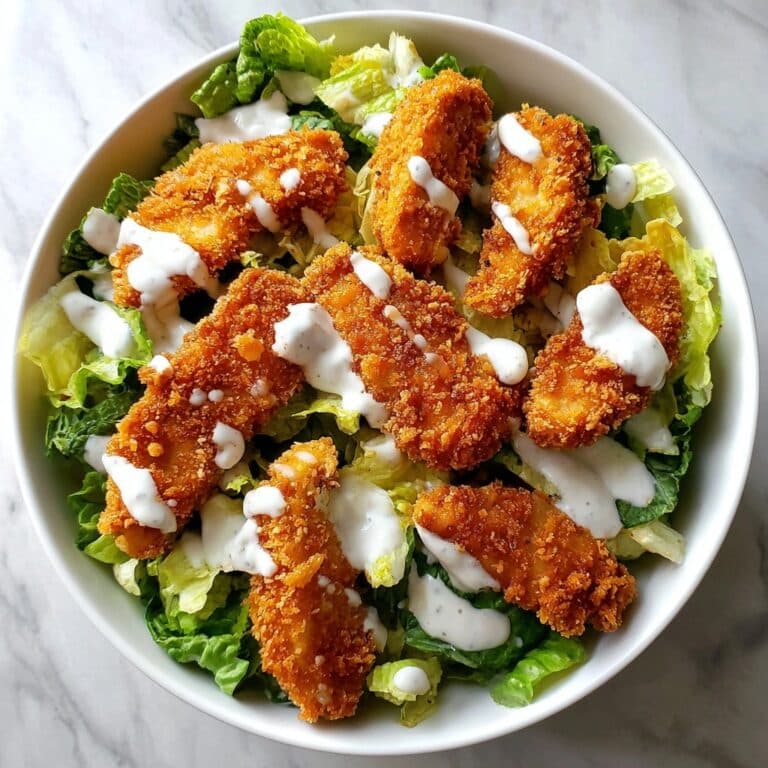 Crispy Chicken Caesar Salad Recipe