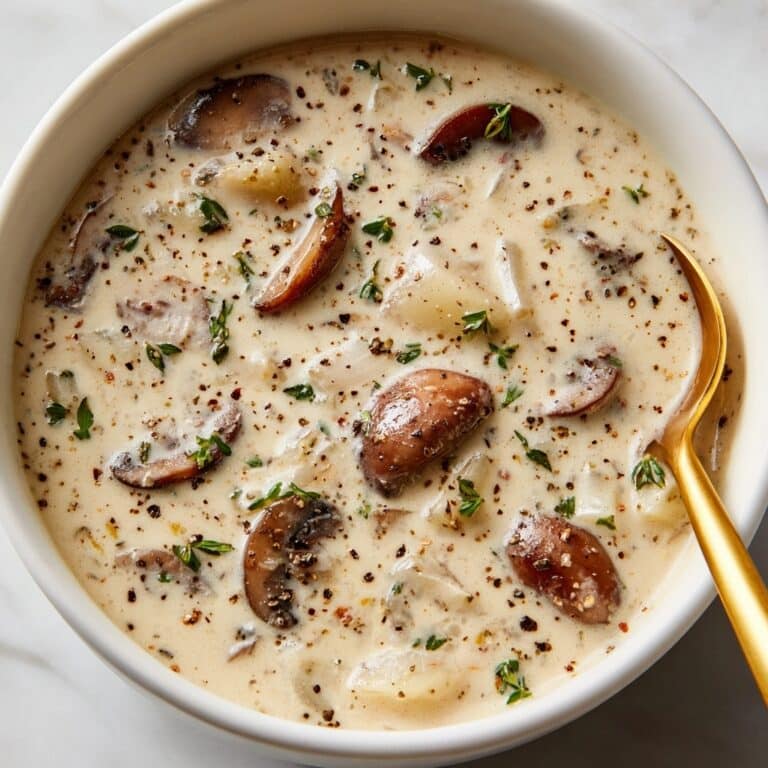 Easy Cream of Mushroom Soup Recipe