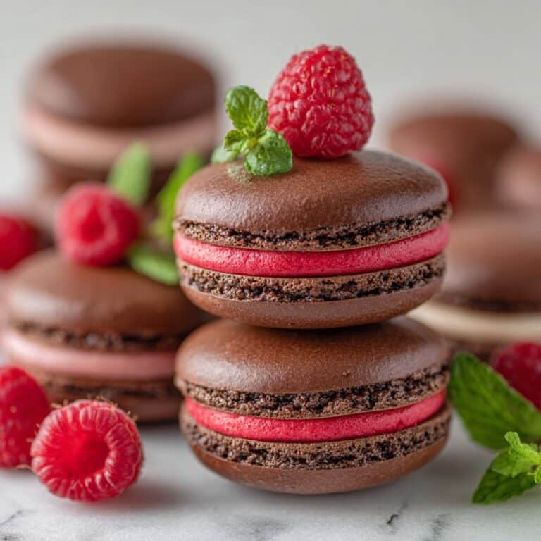 Dark Chocolate Raspberry Macarons: A Decadent Treat for Every Occasion Recipe