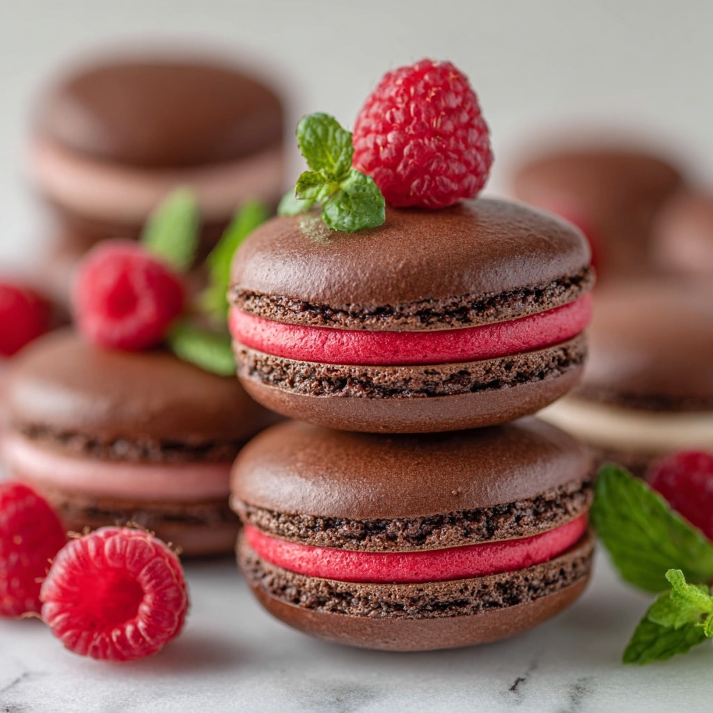 Dark Chocolate Raspberry Macarons: A Decadent Treat for Every Occasion Recipe