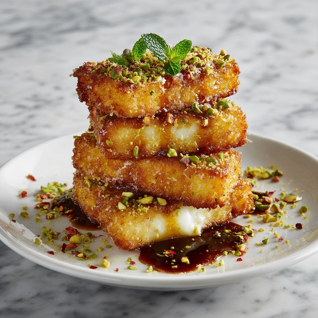 Swicy Pistachio Halloumi with Lime Glaze Recipe