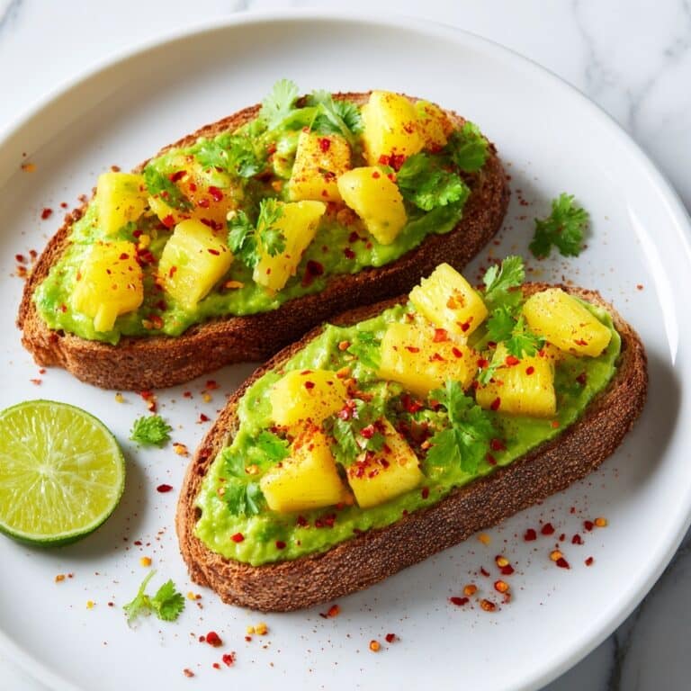 Tropical Avocado Toast Recipe