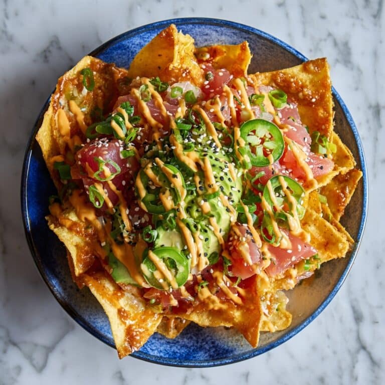 Poke Nachos with Spicy Tuna Recipe
