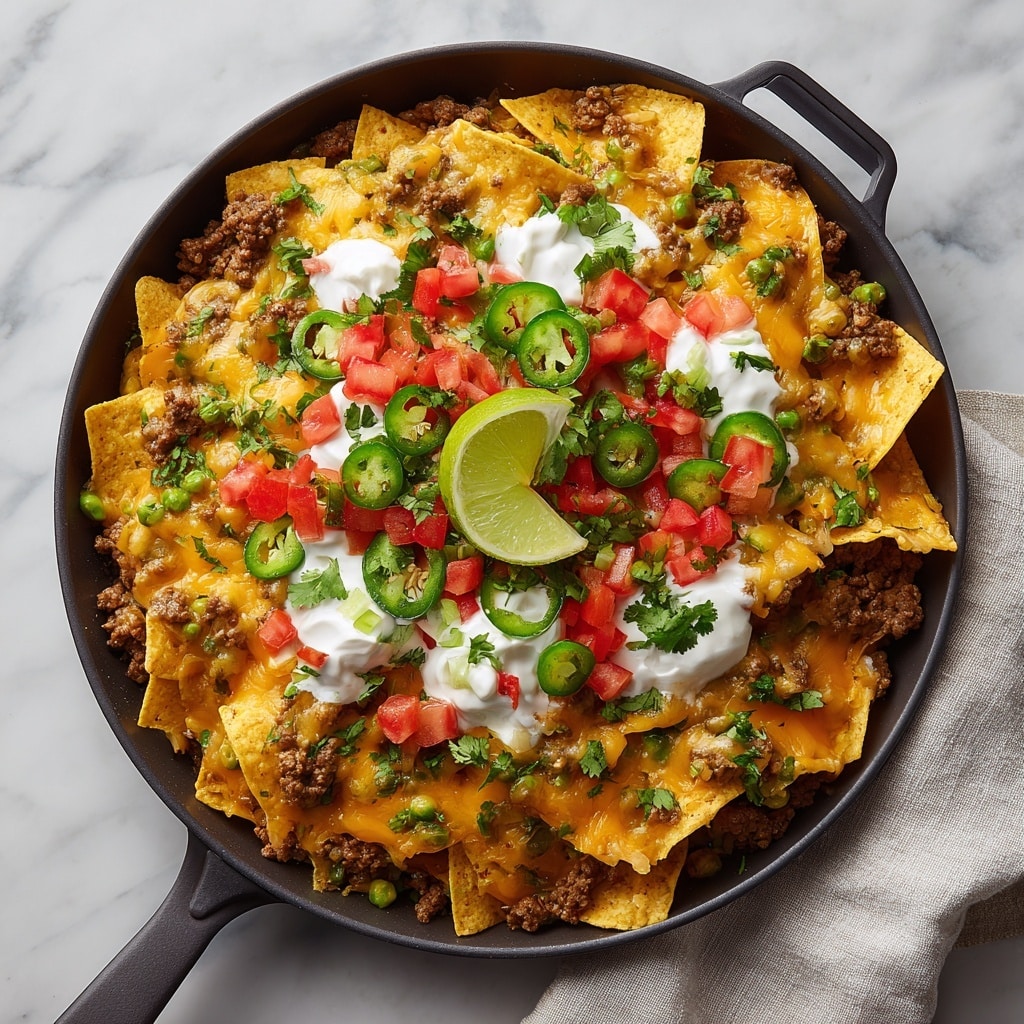 Skillet Beef Enchilada Casserole with Vegetables and Cheese Recipe - Recipe Image