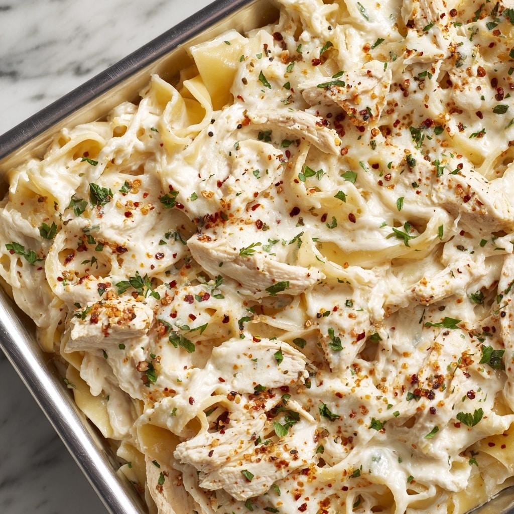 Cheese Chicken Alfredo Bake Recipe - Recipe Image