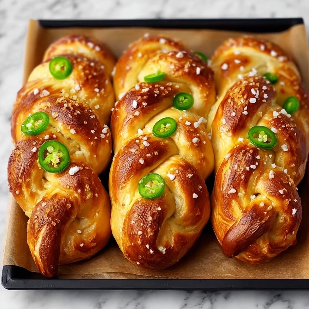 Jalapeno Cheddar Pretzel Twists Recipe - Recipe Image