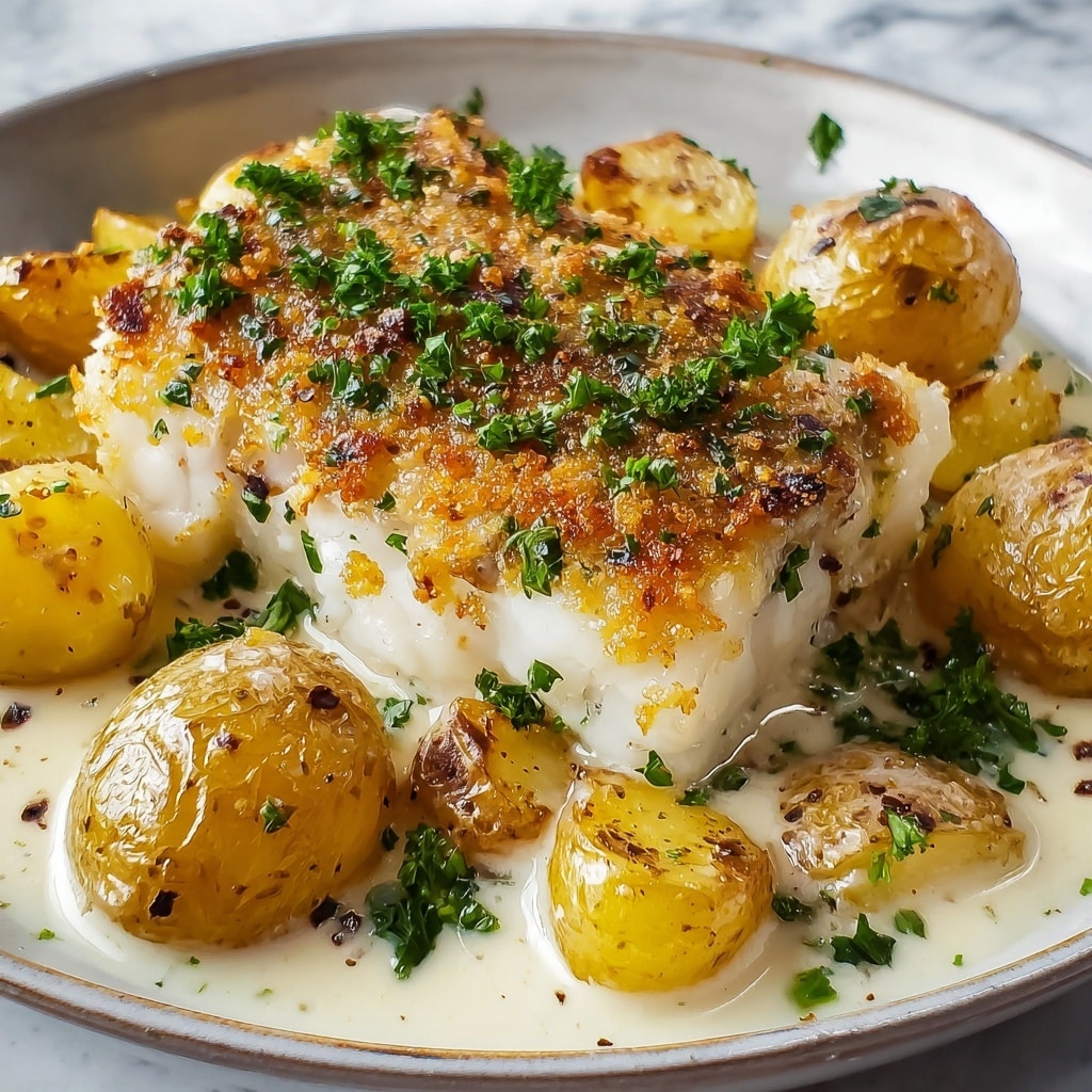 Creamy Cod and Potato Skillet Recipe - Recipe Image