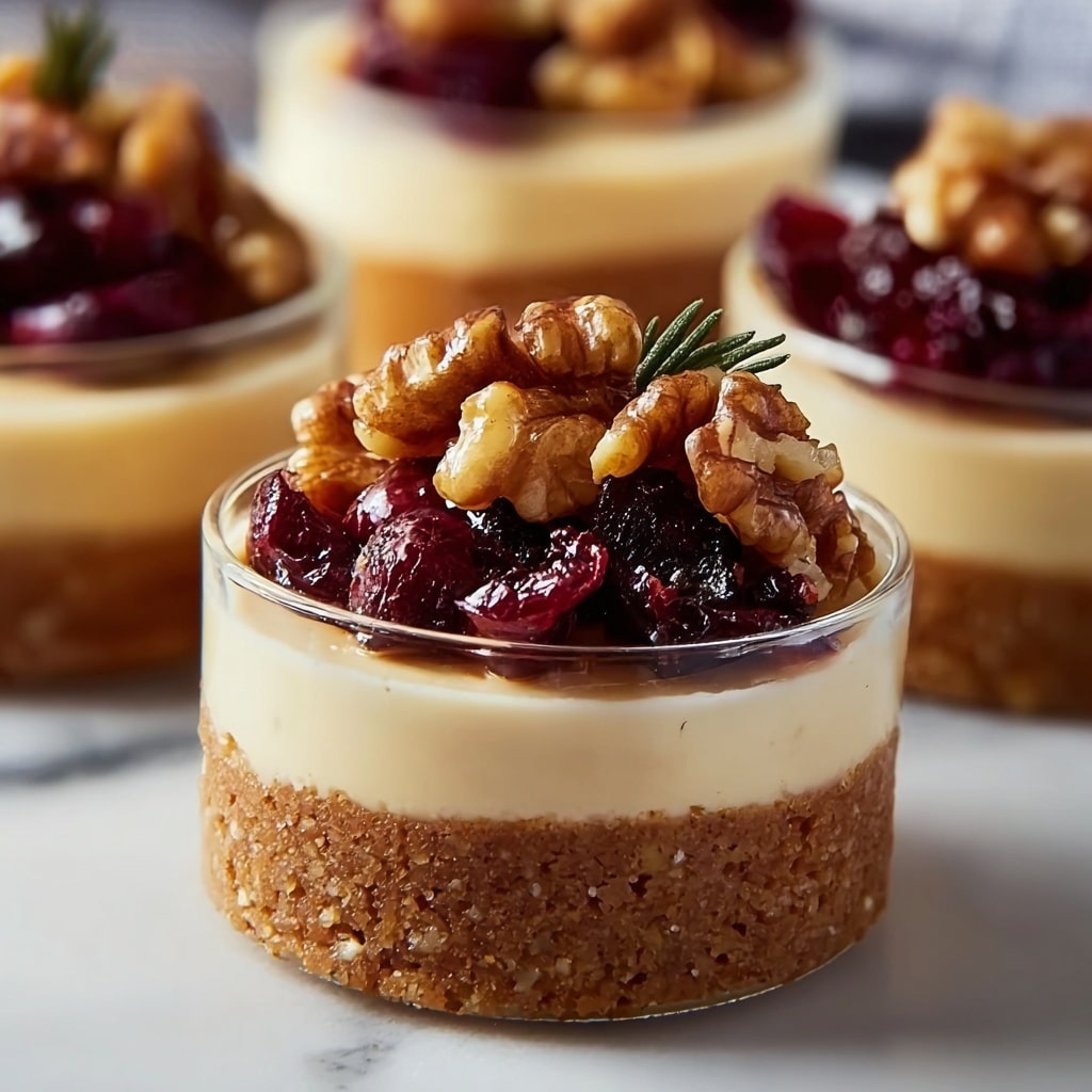 Thanksgiving Cranberry and Pecan Crostini Recipe - Recipe Image