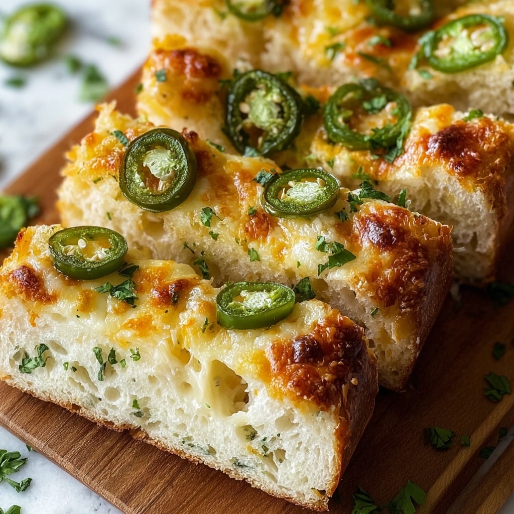 Jalapeño Popper Cheese Bread Recipe - Recipe Image