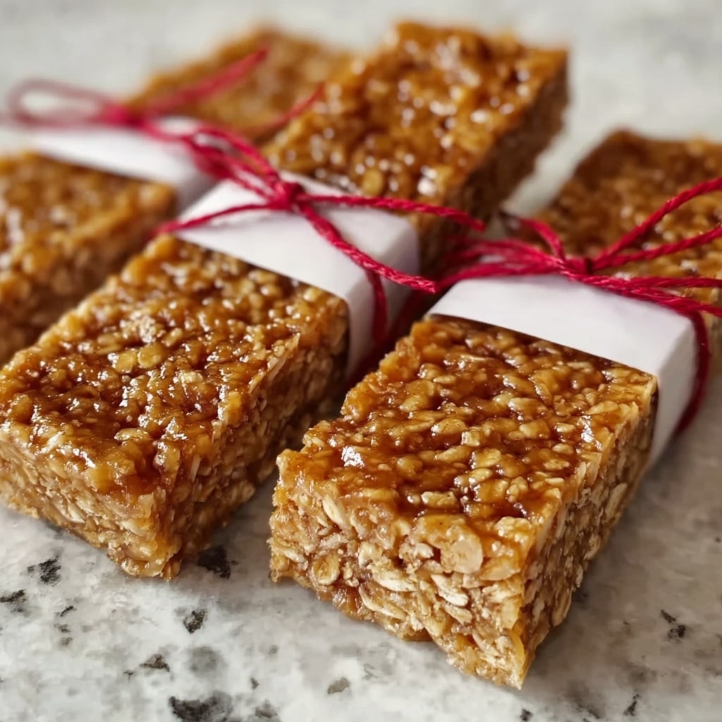 Easiest Microwave Chewy Peanut Butter Granola Bars Recipe - Recipe Image
