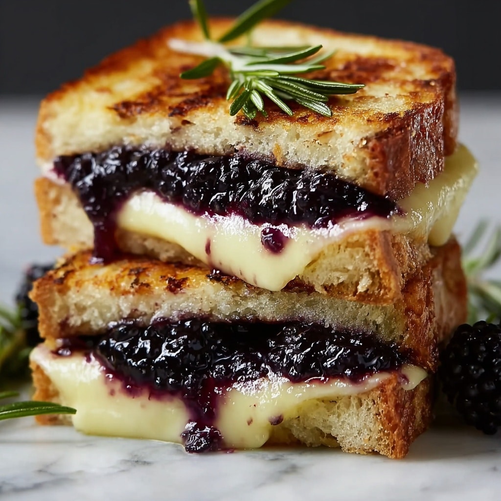Blackberry Balsamic and Brie Grilled Cheese Recipe - Recipe Image