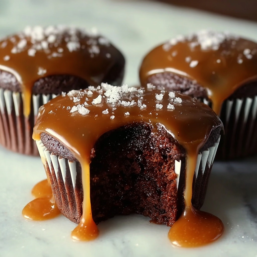 Irresistible Salted Caramel Lava Cupcakes Recipe - Recipe Image