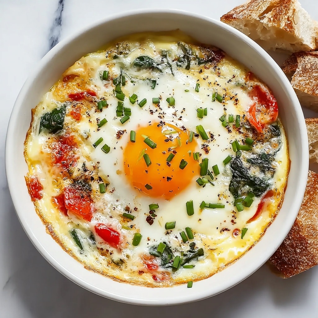 Baked Feta Eggs Recipe - Recipe Image