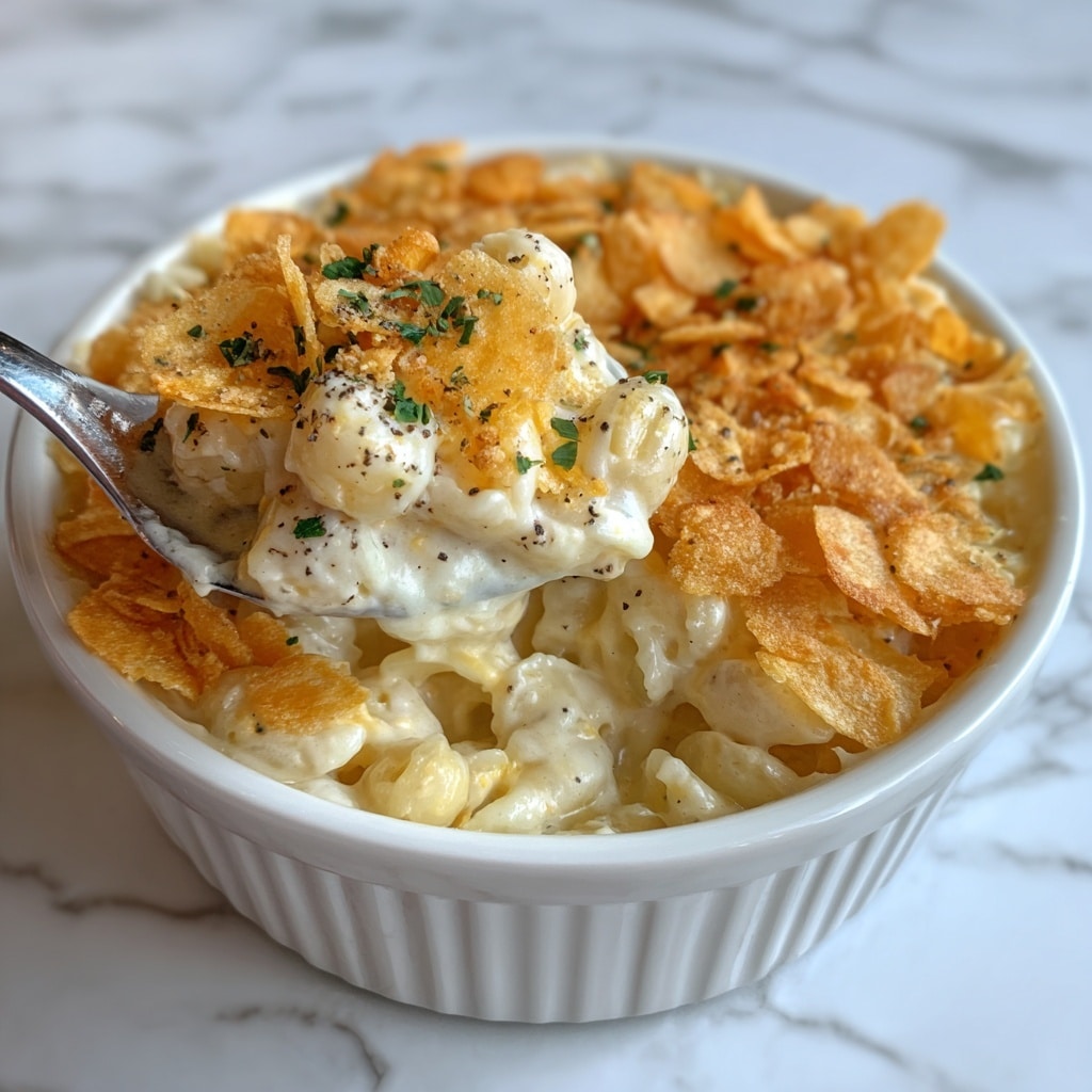 Creamy Ritz Cracker Chicken Casserole Recipe - Recipe Image