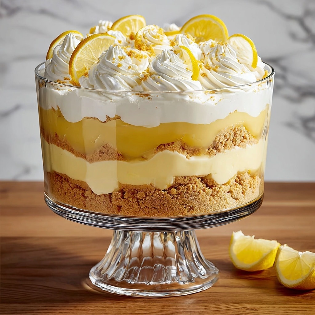 Outrageous Lemon Lovers Trifle Recipe - Recipe Image