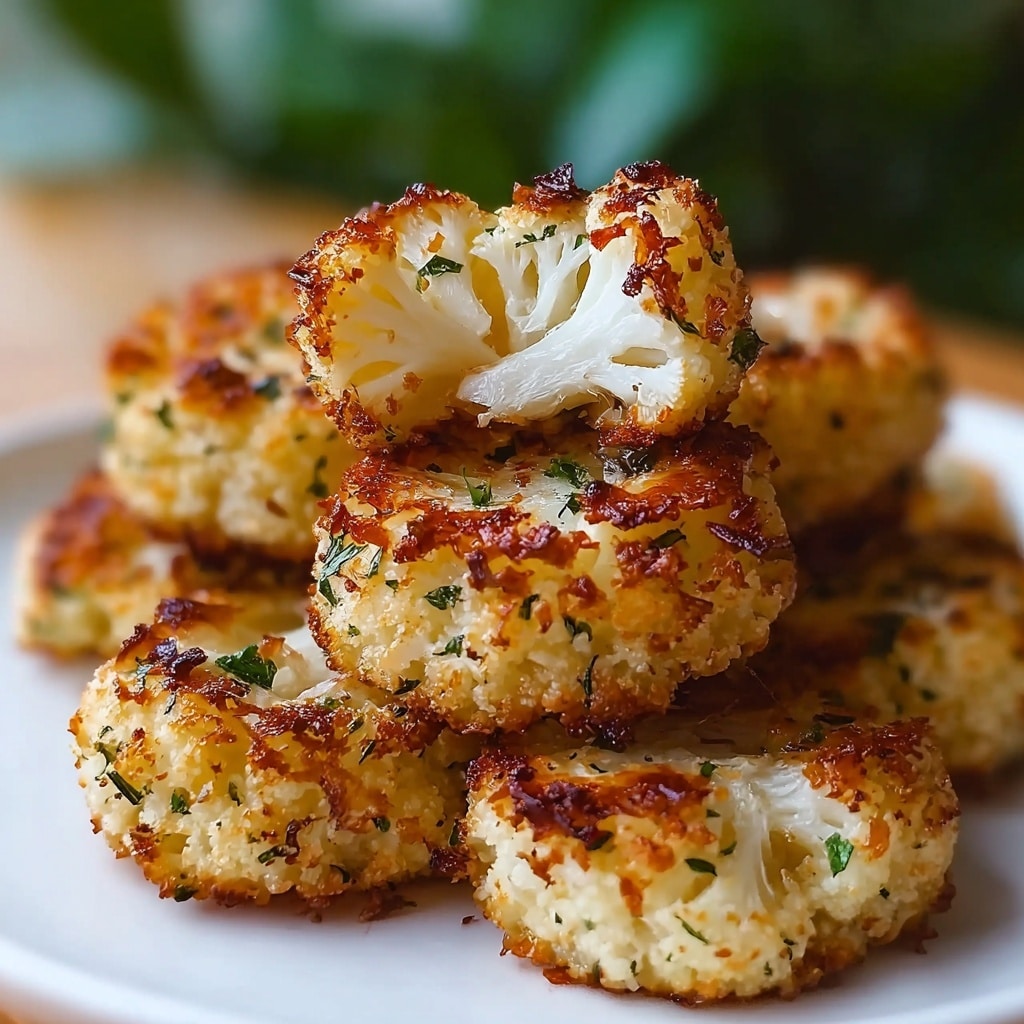 Roasted Garlic Cauliflower Tots Recipe - Recipe Image