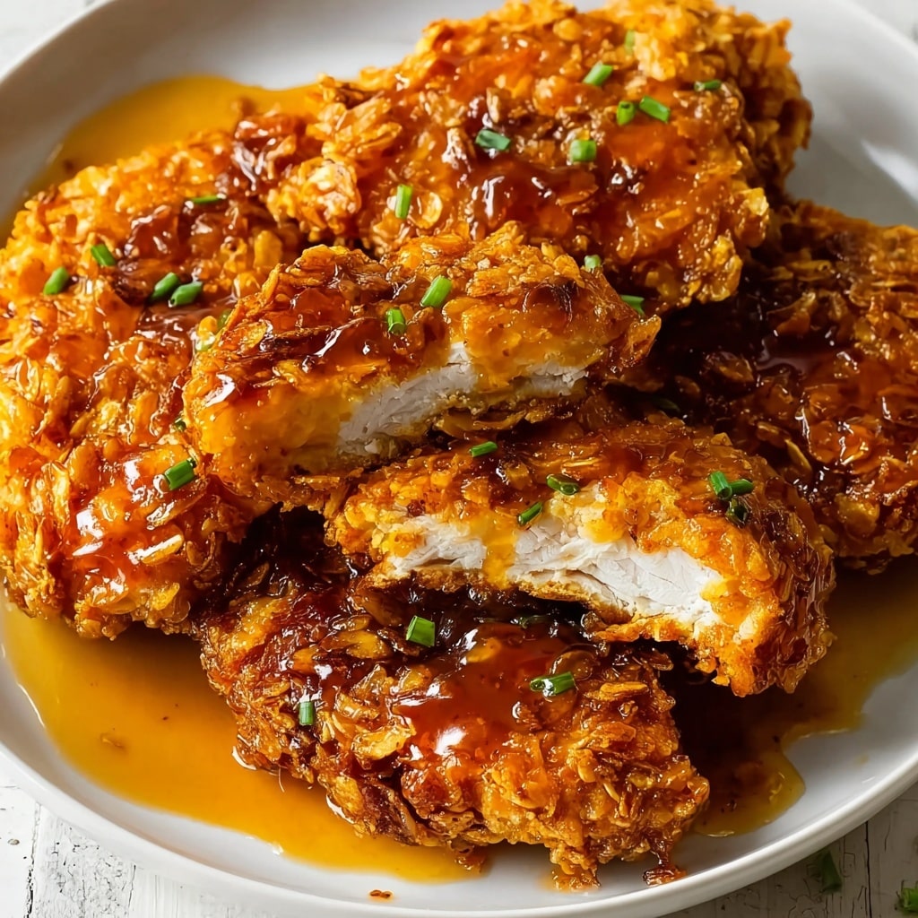 Double Crunch Honey Garlic Chicken Recipe - Recipe Image