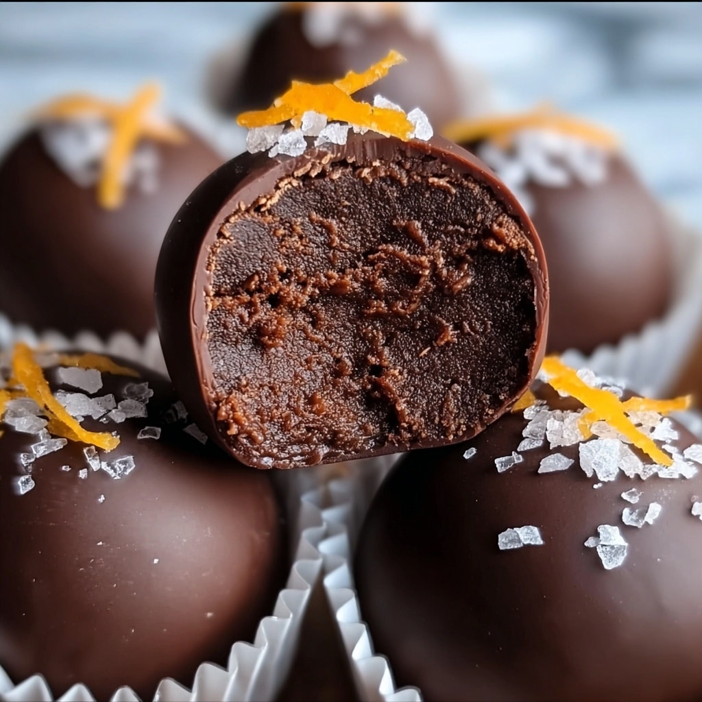 Easy Chocolate Orange Truffles Recipe - Recipe Image